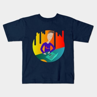 Flat art Kids T-Shirt